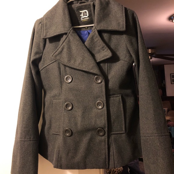 Gray Pea Coat Dollhouse NWOT - Picture 2 of 7